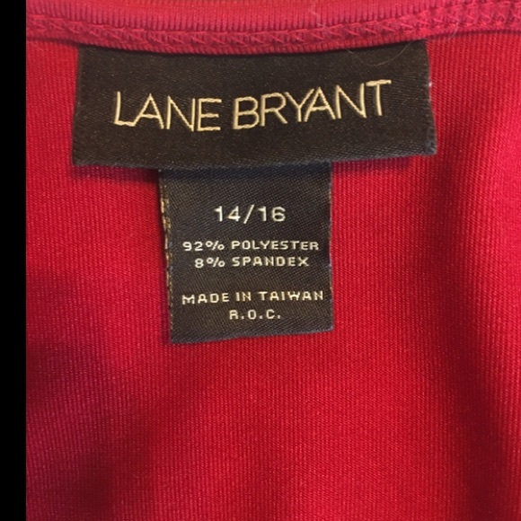EUC! Lane Bryant red cami - Picture 5 of 8